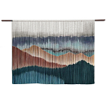 Современное Панно на стену из нитей Mountains at Sunset Горы на Закате  варинант исполнения - 2 | Loft Concept в Москве