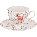 Чайный сервиз из фарфора на 6 персон 14 предметов Flower Porcelain Collection варинант исполнения - 2 | Loft Concept в Москве