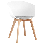 Стул из пластика с мягким сиденьем Eames варинант исполнения - 1 | Loft Concept в Москве