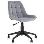 Мягкое компьютерное кресло Plushe Grey варинант исполнения - 1 | Loft Concept в Москве