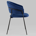 Стул в велюре синего цвета Horizon варинант исполнения - 2 | Loft Concept в Москве