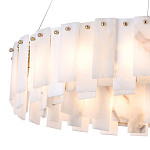 Люстра круглая декорированная натуральным камнем Stone Interior Accent варинант исполнения - 3 | Loft Concept в Москве