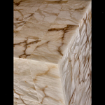 Торшер прямоугольный из натурального камня Calcite Geometry варинант исполнения - 10 | Loft Concept в Москве