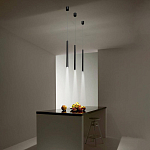 Подвсеной светильник светодиодный металлический цилиндрической формы Высота 60см Trumpet tube варинант исполнения - 5 | Loft Concept в Москве