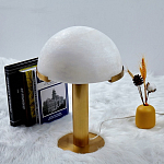 Настольная лампа c абажуром в форме купола из натурального камня  Heavenly Harmony варинант исполнения - 4 | Loft Concept в Москве