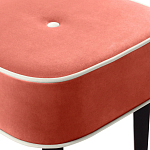 Квадратный мягкий пуф на черных ножках Winton Pouf Square варинант исполнения - 16 | Loft Concept в Москве