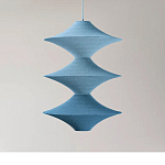 Подвесной вязаный голубой светильник «Звезда Востока 03» варинант исполнения - 1 | Loft Concept в Москве