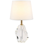 Настольная лампа с основанием из хрусталя Manlio Crystal Lampshade Table Lamp варинант исполнения - 1 | Loft Concept в Москве