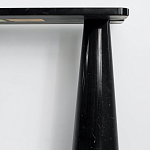 Консоль чёрная на 2-х конусообразных ножках Eros варинант исполнения - 3 | Loft Concept в Москве