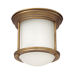 Потолочный светильник для ванных комнат с цилиндрическим стеклянным плафоном и одной лампой Hinkley варинант исполнения - 9 | Loft Concept в Москве