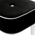 Квадратный мягкий пуф на белых ножках Winton Pouf Square варинант исполнения - 10 | Loft Concept в Москве