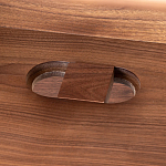 ТВ-тумба из массива ореха Robinett Wooden TV Stand варинант исполнения - 6 | Loft Concept в Москве