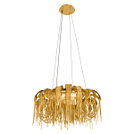 Люстра круглая подвесная с металлическими дугами и длинными цепочками 80 см Atlantis Chain варинант исполнения - 12 | Loft Concept в Москве