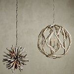 Подвесной светильник круглый в виде веток деревьев Starburst варинант исполнения - 2 | Loft Concept в Москве