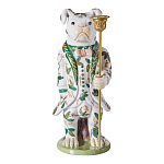 Подсвечник в виде собачки из фарфора с бронзовыми элементами Eden Garden варинант исполнения - 4 | Loft Concept в Москве