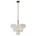 Люстра круглая со стеклянными сферами Maleficent варинант исполнения - 4 | Loft Concept в Москве