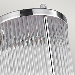 Бра для ванных комнат с прозрачным рифленым цилиндрическим плафоном на прямоугольном зеркальном основании Feiss варинант исполнения - 3 | Loft Concept в Москве