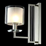 Бра с геометрическим каркасом из металла и цилиндрическим стеклянным плафоном Laurent варинант исполнения - 4 | Loft Concept в Москве