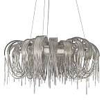 Люстра круглая подвесная с металлическими дугами и длинными цепочками 80 см Atlantis Chain варинант исполнения - 1 | Loft Concept в Москве