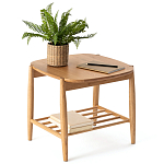 Приставной стол из массива дуба Reyer Side Table варинант исполнения - 2 | Loft Concept в Москве