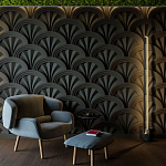 Гипсовая 3D Панель PALM варинант исполнения - 1 | Loft Concept в Москве