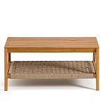 Стол журнальный для сада из акации Breathe Nature варинант исполнения - 2 | Loft Concept в Москве