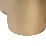 Стол журнальный круглый керамогранит белый Keramos варинант исполнения - 4 | Loft Concept в Москве