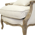 Кресло Ava Classical Armchair beige flax варинант исполнения - 4 | Loft Concept в Москве