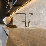 Кухонный гарнитур с раздвижными дверцами TIVALÌ 2.0 BY YABU PUSHELBERG Dada Engenereed Kitchen варинант исполнения - 6 | Loft Concept в Москве