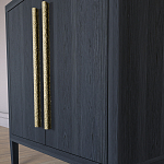 Современный Буфет Primo с 2 дверцами Черный дуб варинант исполнения - 5 | Loft Concept в Москве