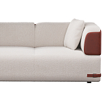 Трехместный диван Richmond с кожаной отделкой варинант исполнения - 5 | Loft Concept в Москве