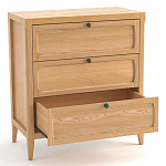 Комод с 3-мя ящиками светлый дуб Silva Oak Chest of Drawers варинант исполнения - 4 | Loft Concept в Москве