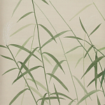 Обои ручная роспись Wild Grasses Special Colourway on Bleached Silver slub silk варинант исполнения - 1 | Loft Concept в Москве