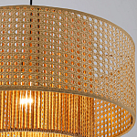 Подвесной светильник с абажуром из плтеного бамбука Light Inside the Cell варинант исполнения - 6 | Loft Concept в Москве