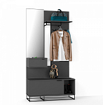 Вешалка настенная цвета графит Strict Lines варинант исполнения - 2 | Loft Concept в Москве