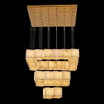 Люстра подвесная с квадратными плафонами из натурального камня Glowing Spheres варинант исполнения - 7 | Loft Concept в Москве