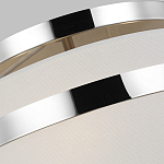 Потолочный светильник с белым тканевым абажуром Generation Lighting варинант исполнения - 3 | Loft Concept в Москве