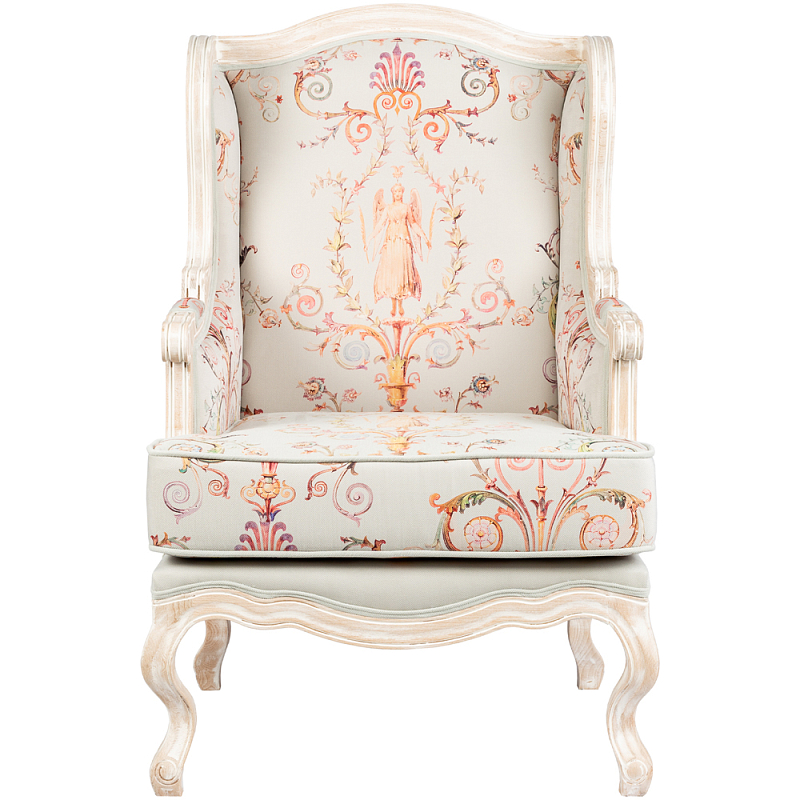         Raffael Floral Grey Armchair -     | Loft Concept 