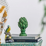 Статуэтка в виде артишока из зелёной керамики с глянцевыми лепестками Artichoke Decor  варинант исполнения - 6 | Loft Concept в Москве