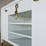 Комод-буфет Elsa Dreams White с открытыми полками   варинант исполнения - 7 | Loft Concept в Москве