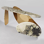 Консоль в виде овальных элементов Jinye console варинант исполнения - 2 | Loft Concept в Москве