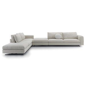 5-ти местный угловой модульный диван Zartаrn  в стиле минимализм 