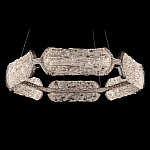 Люстра кольцевая с текстурным природным рисунком IceFlame варинант исполнения - 7 | Loft Concept в Москве