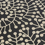 Подушка декоративная черного цвета Blossom Essence Grace варинант исполнения - 4 | Loft Concept в Москве