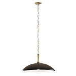 Подвесной светильник с широким куполообразным плафоном Kichler варинант исполнения - 2 | Loft Concept в Москве