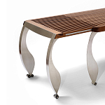 Дизайнерский раздвижной обеденный стол Poltronova Split Dining Table варинант исполнения - 2 | Loft Concept в Москве