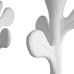 Люстра с белым каркасом и тканевыми абажурами Natural Stems варинант исполнения - 2 | Loft Concept в Москве