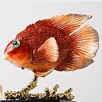 Статуэтка декоративная Рыбка-попугай Inhabitants of the Seas варинант исполнения - 5 | Loft Concept в Москве