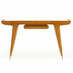 Дизайнерский рабочий стол из массива дерева Gio Ponti D.847.1 Writing Desk варинант исполнения - 3 | Loft Concept в Москве