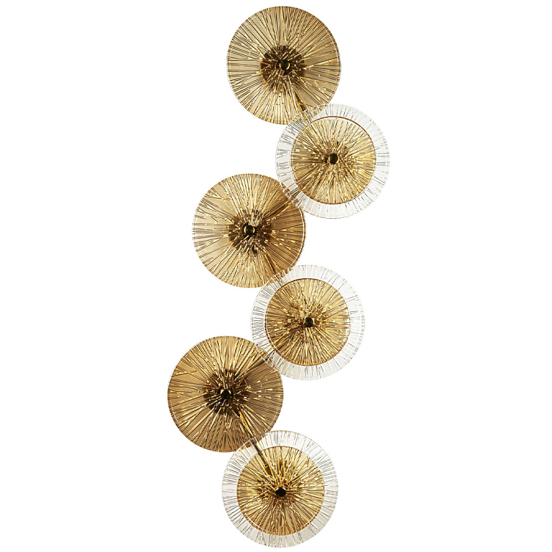   6-         Decorative Six Glass Discs Wall Lamp   -    | Loft Concept 